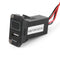 12V 24V to 5V 2.1A Adapter with Blue LED Voltmeter for Suzuki USB Car Charger