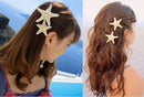 Lovely Hot Lady Girls Sweet Nice Starfish Beach Sea Star Hairpin Hair Clip one
