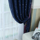 Modern Blackout Window Curtains for Living Room Bedroom Stars Curtain Door