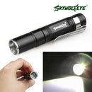 8000LM XPE-R3 LED Flashlight Clip Mini Penlight Torch Lamp Pocket Pen Light