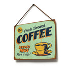 2pcs 20x30cm Retro Metal Tin Sign COFFEE Wall Poster Cafe Pub Bar Home Decor
