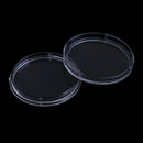 10Pcs 33mm plastic round applied clear cases coin storage capsules holderME