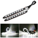 2PCS Bright White 12V 9 LED Daytime Light DRL Car Fog Supply Driving Lamp