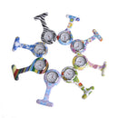 Retro Style Medical Silicone Tunic Nurses Quartz Watch Brooches Pin Watches