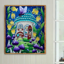 5D DIY Diamond Painting Full Drill Cross Stitch Kit Wall Art (Mushroom01)