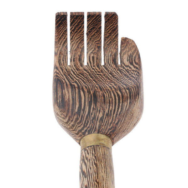 Wooden Back Scratcher Hand Shaped Itching Full Body Massager Itching Relief Tool