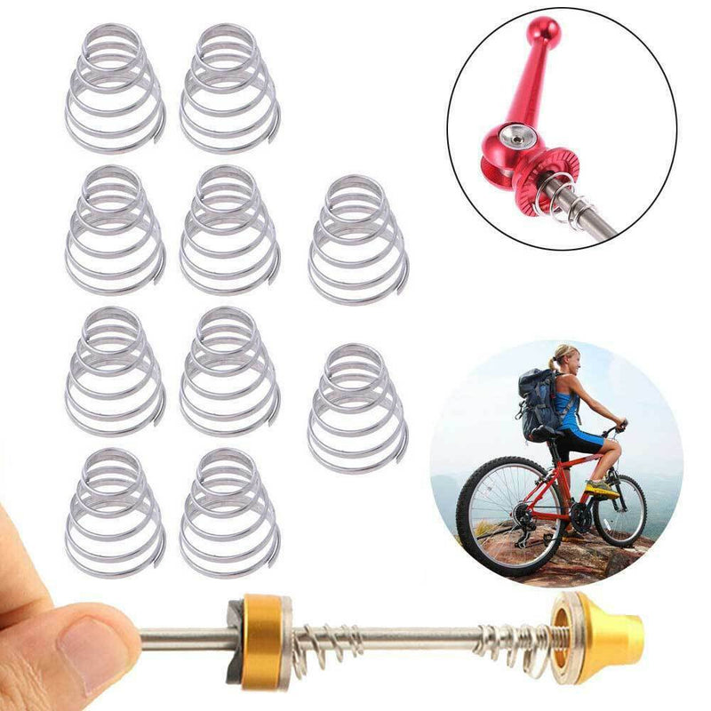 80pcs Bike Quick Release Spring Replacement Rear Wheels Skewer Parts Components