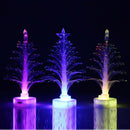 Colorful LED Fiber Optic Nightlight Decoration Light Lamp Mini Christmas Tr