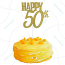 happy 50th cake toppers anniversary party supplies birthday party decoration MO