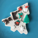 Xmas Tree Silicone Fondant Mold Cake Chocolate Baking Mould Sugarcraft Tool AU