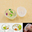 3Pcs Ball Quail Egg Shape Jewelry Making Silicone Molds Mold, for Polymer C F5T6
