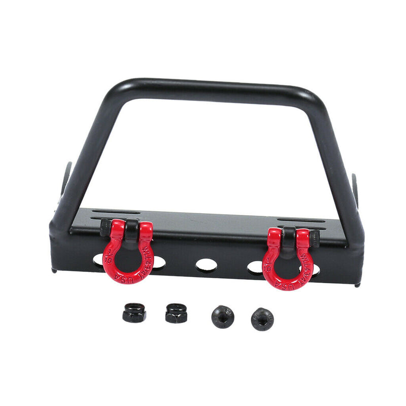 1:10 Metal Front Bumpers with 2x Towing Shackles for Axial SCX10 RC Crawler
