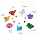 50PCS Practical Styling Adjustable Hair Cuff Crown Shape Dreadlock Durable Metal