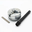 Z011 Mini Lathe Drill Zinc Alloy Three Jaw Chuck Clamp with Connecting Rod
