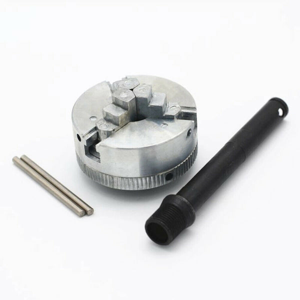 Z011 Mini Lathe Drill Zinc Alloy Three Jaw Chuck Clamp with Connecting Rod