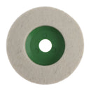 4'' Round Polishing Wheel Pad Wool Felt Buffing Polishers Pads 100mm Green