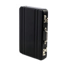Business Name Credit ID Card Holder Box Metal Aluminum Pocket Box Case-Black