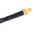 15cm SMA Female To 2 x TS9 Male Plug Y Splitter Combined Pigtail Cable RG174 FT