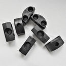 15pc Black Nylon Kayak Canoe Boat Fairlead Deck Line Guide Fitting Accessory