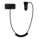 Baseus T Typed S-16 FM Transmitter Bluetooth Handsfree Car Kit MP3 Player A