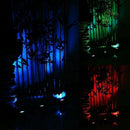 Solar Powered Super Bright 3 Submersible Lamps 18 Leds Projector Light Gard