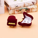 New Piano Ring Box Earring Pendant Jewelry Treasure Gift Case Wedding JR BX