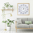 DIY Special Shaped Diamond Painting Flower Embroidery Wall Clock Home Decor