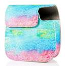 Film Camera Bag Carry w/ Strap Rainbow Painting for Fuji Instax Mini 9