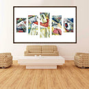 Dreamy House 5D DIY Full Drill Diamond Painting 5-pictures Combination Kits