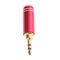 4Pieces 2.5mm Stereo Male Plug Jack Audio Adaptor Soldering Connector