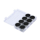40Pcs 46mm Transparent Plastic Coin Holder Collecting Storage Box Newest Useful
