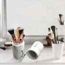 5pcs/Set Marble Pattern Handle Makeup Brushes Face Cosmetic Pen with Barrel A