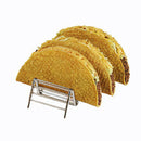 Taco Shell Holder Tortilla Stand Rack Stainless Metal Tray Holds 3~4 Tacos