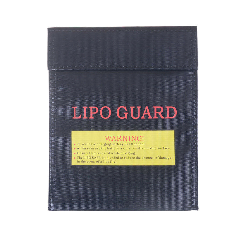 Black Fireproof RC LiPo Battery Safe Bag Safe Guard Charge Bag Sack 180x230mm 3C