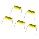 5 Pieces 2.2UF 100V Speaker Frequency Capacitor Divider Audio Crossover