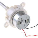 DC5-12V 5-12RPM Long Output Shaft Worm Gear Motor 300 Motor for DIY PartsLJ