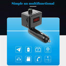 B6S Bluetooth FM Transmitter Handsfree Car Kit MP3 Player Dual USB Charger