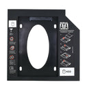 ABS 9.5mm Hard Drive Bay Caddy Sata To Sata Optical Tray Bracket for Laptop