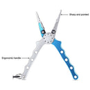 Portable Mini Fishing Plier Aluminium Alloy Light Lure Grip Plier Fishing KiQ7E2