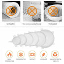 6Pcs Stretch Silicone Food Bowl Cover Storage Wraps Seals Reusable Lids