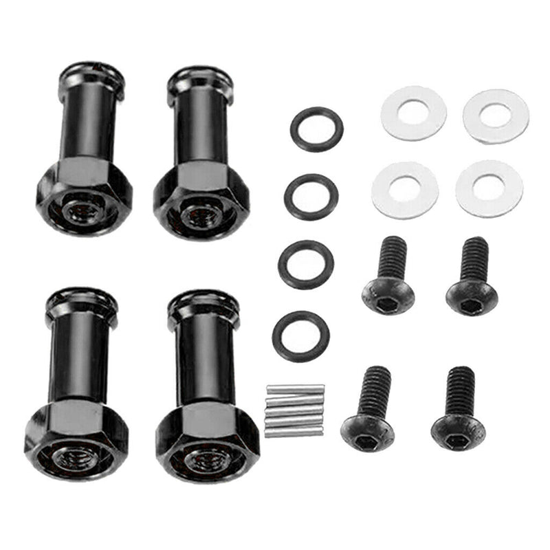 12mm Wheel Hex Hub Extension Adapter for 1/14 Wltoys 144001 Black