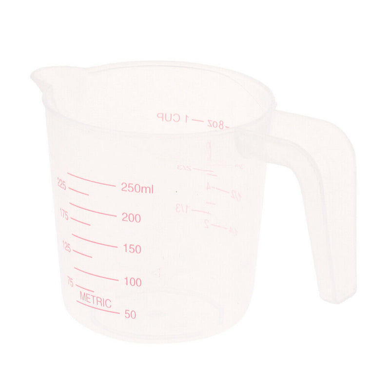 Plastic Angled Measuring Cup with Scales for Small to Large Birds Milk Feeding