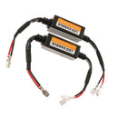 2x H1 H3 LED Headlight Canbus Error Free Decoder Anti Flicker Flash Resistor