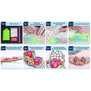 3pcs Butterfly Rhinestone Hair Clip DIY Crystal Bowknot Barrettes (Style 4)