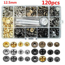 Heavy-Duty Rivet Poppers Snap Fasteners Stud Clothing Sewing Leather Craft 120X