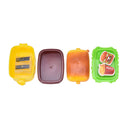Stationery Hamburger Pencil Sharpener with Two Rubbers Eraser Student Kids MO