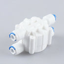 1PC RO 4 Way Valve 1/4" OD Hose Quick Connection Diaphragm Valve Fitti_