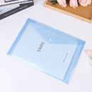 24X Assorted Colours A4 Plastic Document File Folder Pocket Wallet Envelope OZ