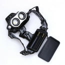 10000Lm 2x T6 LED Rechargeable Zoom 18650 Headlamp Headlight Torch USB