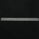 12 inch Double Sided Metal Steel Measuring Ruler Scale Office Supply H8A5